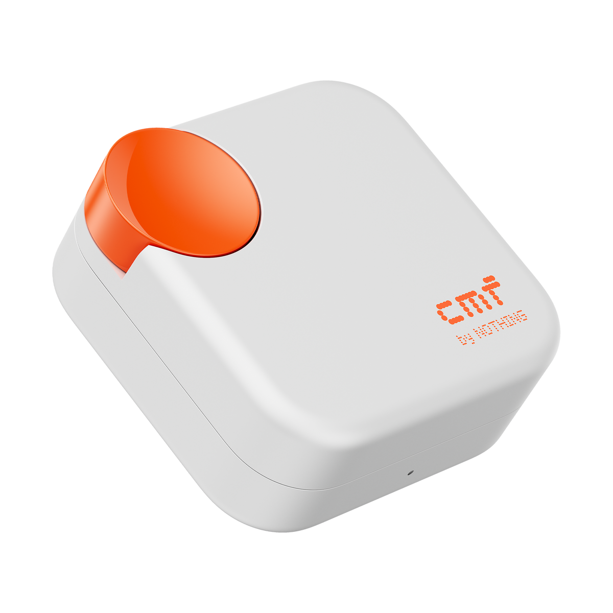 CMF Buds Neo in White — closed charging case, product only