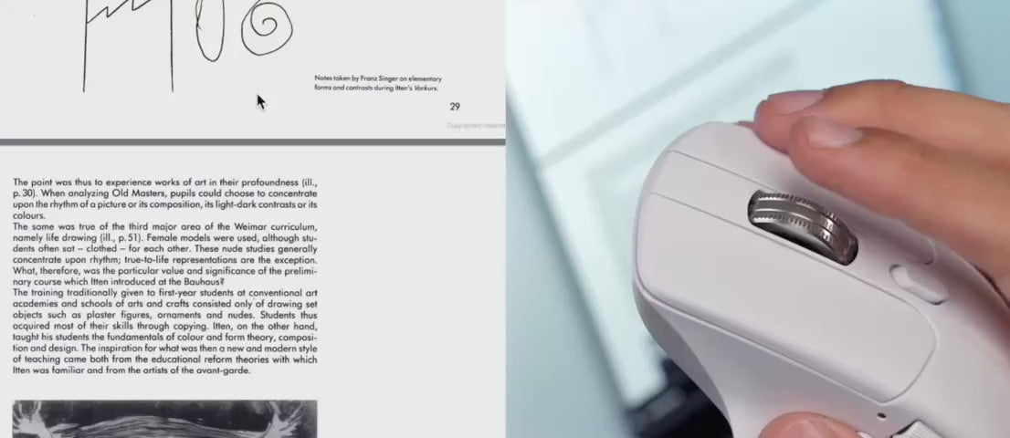 Keychron M6 Premium Wheel infinite scrolling demonstration