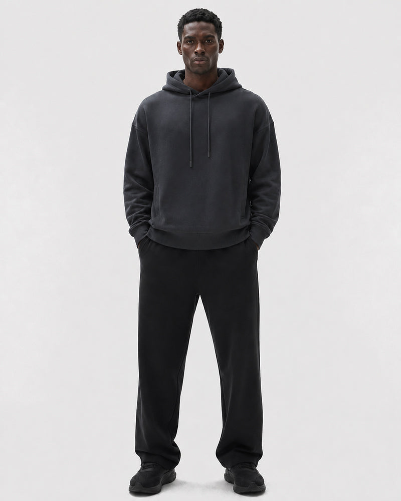 Front view of the TexTale Rain-Repel Hoodie in Charcoal