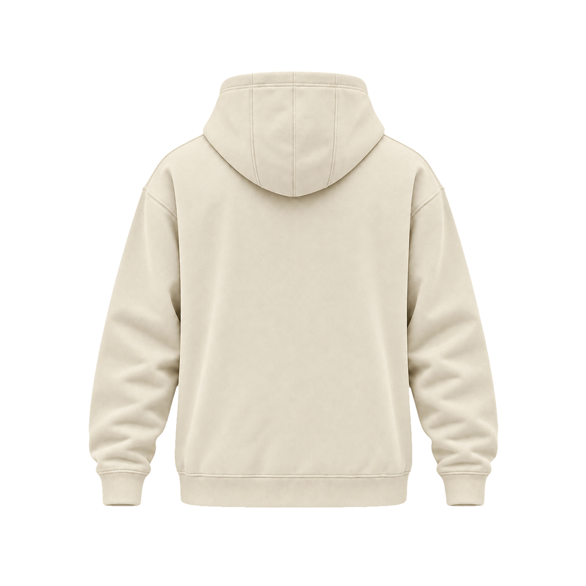 TexTale _FRESH Rain-Repel Hoodie in Butter — back view, product only