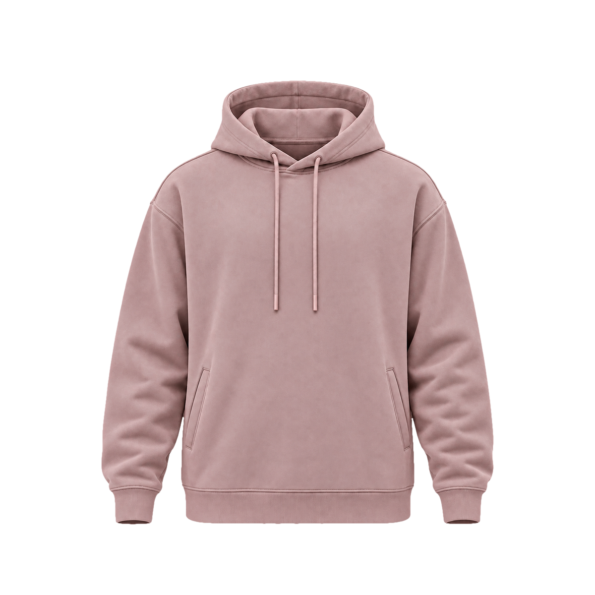 TexTale _FRESH Rain-Repel Hoodie in Pink Gray — front view, product only
