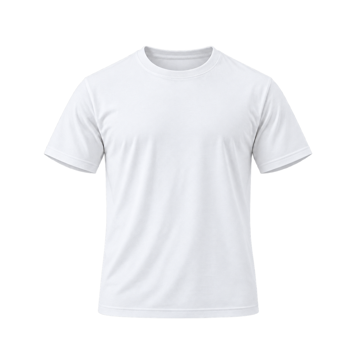 TexTale _FRESH Stain-Repel Relaxed Tee in White — front view, product only